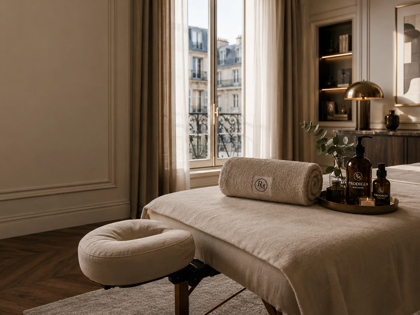 Premium Prodigia massage experience in a Parisian apartment